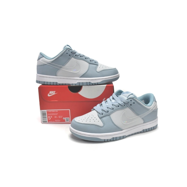 Nike Dunk Low Clear Blue Swoosh DH9765-401