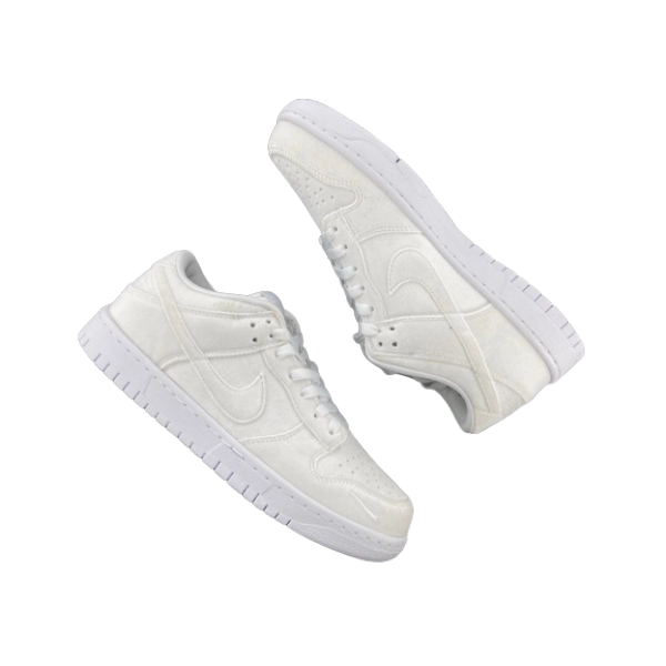 Nike Dunk Low Dover Street Market Triple White Velvet DH2686-100