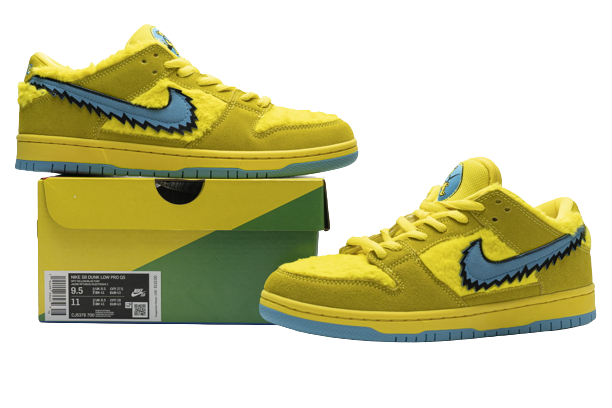 Nike SB Dunk Low Grateful Dead Bears Opti Yellow CJ5378-700