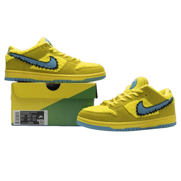 Nike SB Dunk Low Grateful Dead Bears Opti Yellow CJ5378-700