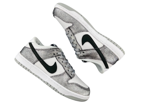Nike Dunk Low Golden Gals Metallic Silver  DO5882-001