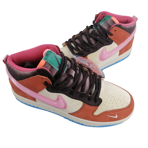 Nike Dunk Mid Social Status Free Lunch Chocolate Milk DJ1173-700
