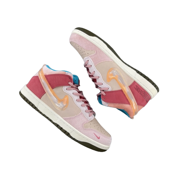 Nike Dunk Mid Social Status Free Lunch Strawberry Milk DJ1173-600
