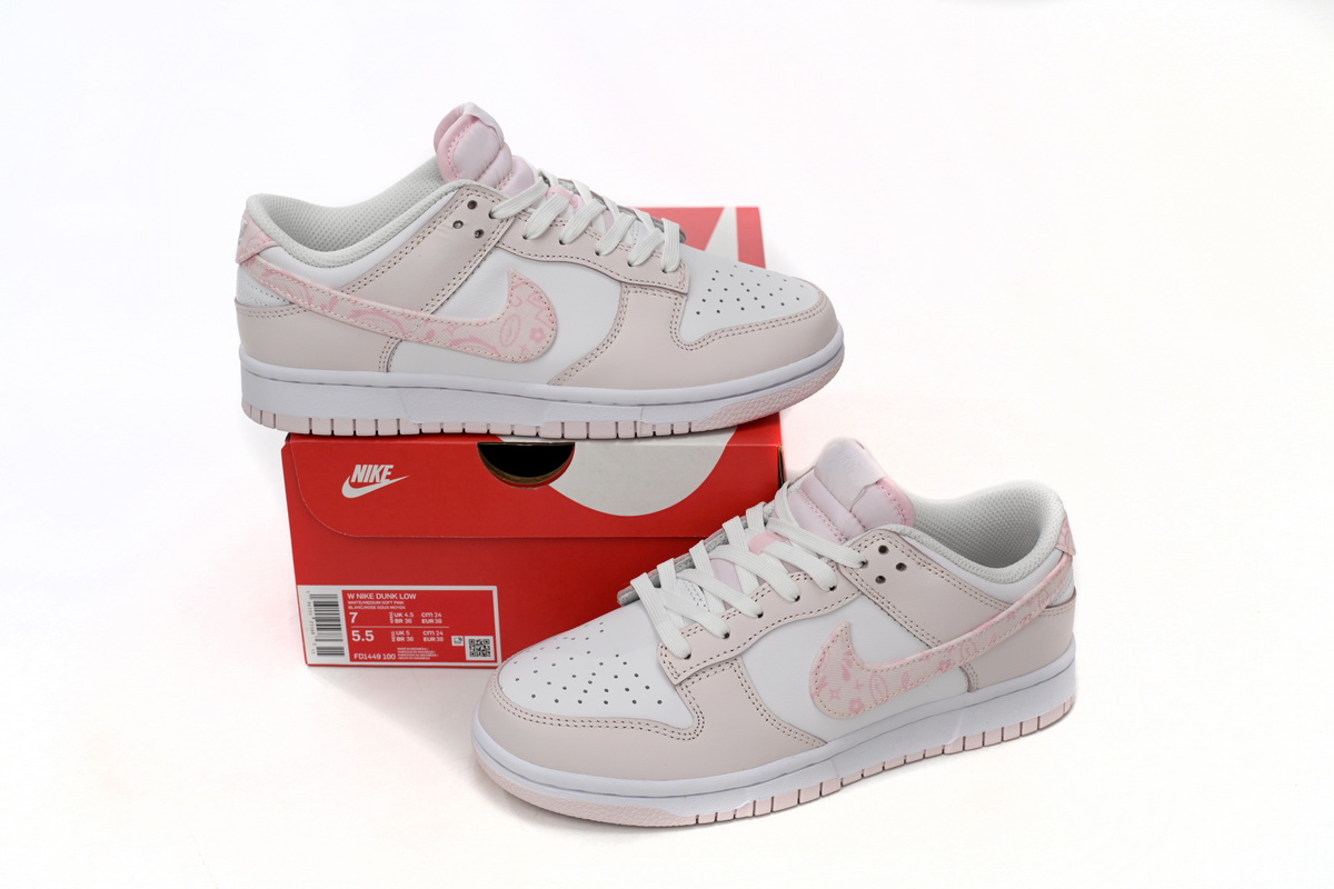 Nike Dunk Low Essential Paisley Pack Pink  FD1449-100
