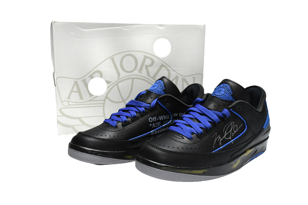 Jordan 2 Retro Low SP Off-White Black Blue DJ4375-004 