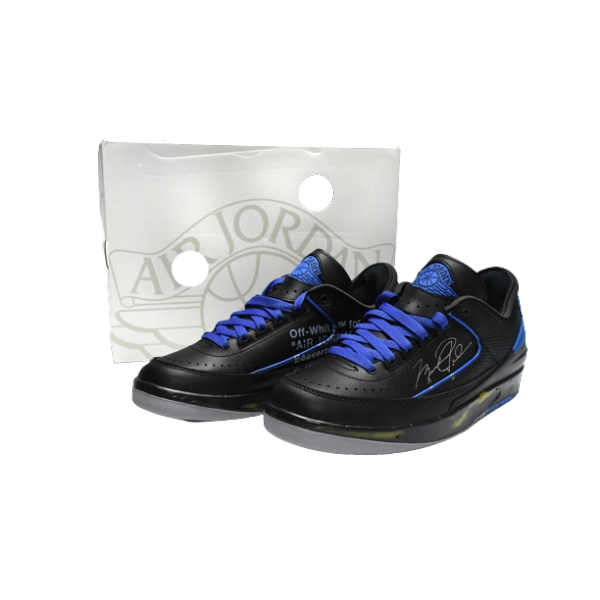 Jordan 2 Retro Low SP Off-White Black Blue DJ4375-004 