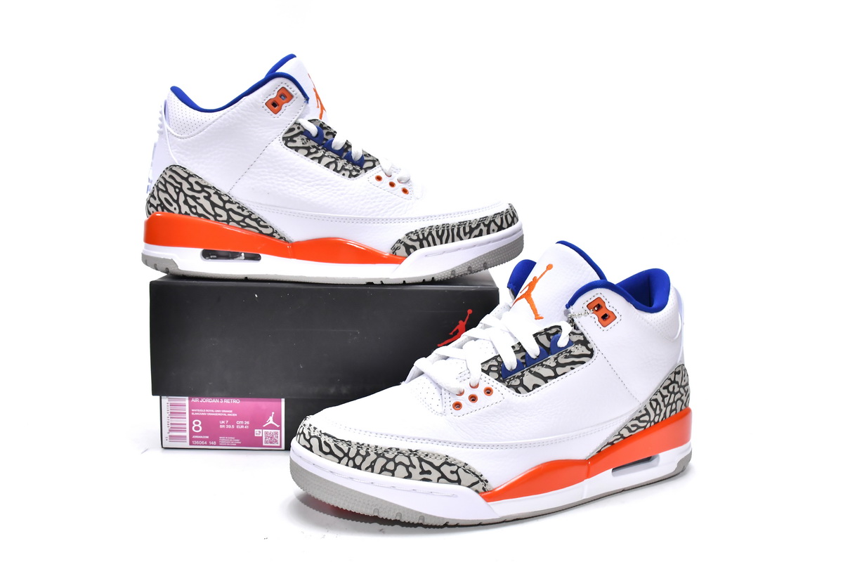 Jordan 3 Retro Knicks 136064-148