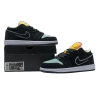 Jordan 1 Low Black Aurora Green Laser Orange CK3022-013