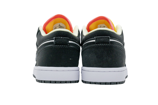 Jordan 1 Low Black Aurora Green Laser Orange CK3022-013