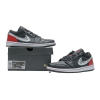 Jordan 1 Low Brushstroke Swoosh Black DA4659-001