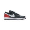 Jordan 1 Low Brushstroke Swoosh Black DA4659-001