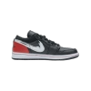 Jordan 1 Low Brushstroke Swoosh Black DA4659-001