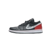 Jordan 1 Low Brushstroke Swoosh Black DA4659-001