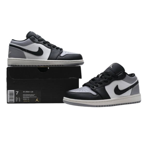 Jordan 1 Low Grey Toe 553558-110