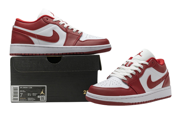Jordan 1 Low Gym Red White 553558-611