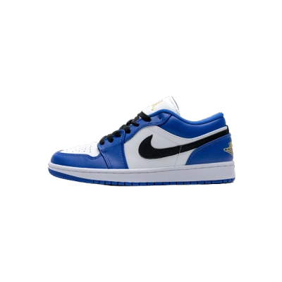 Jordan 1 Low Hyper Royal Orange Peel 553558-401