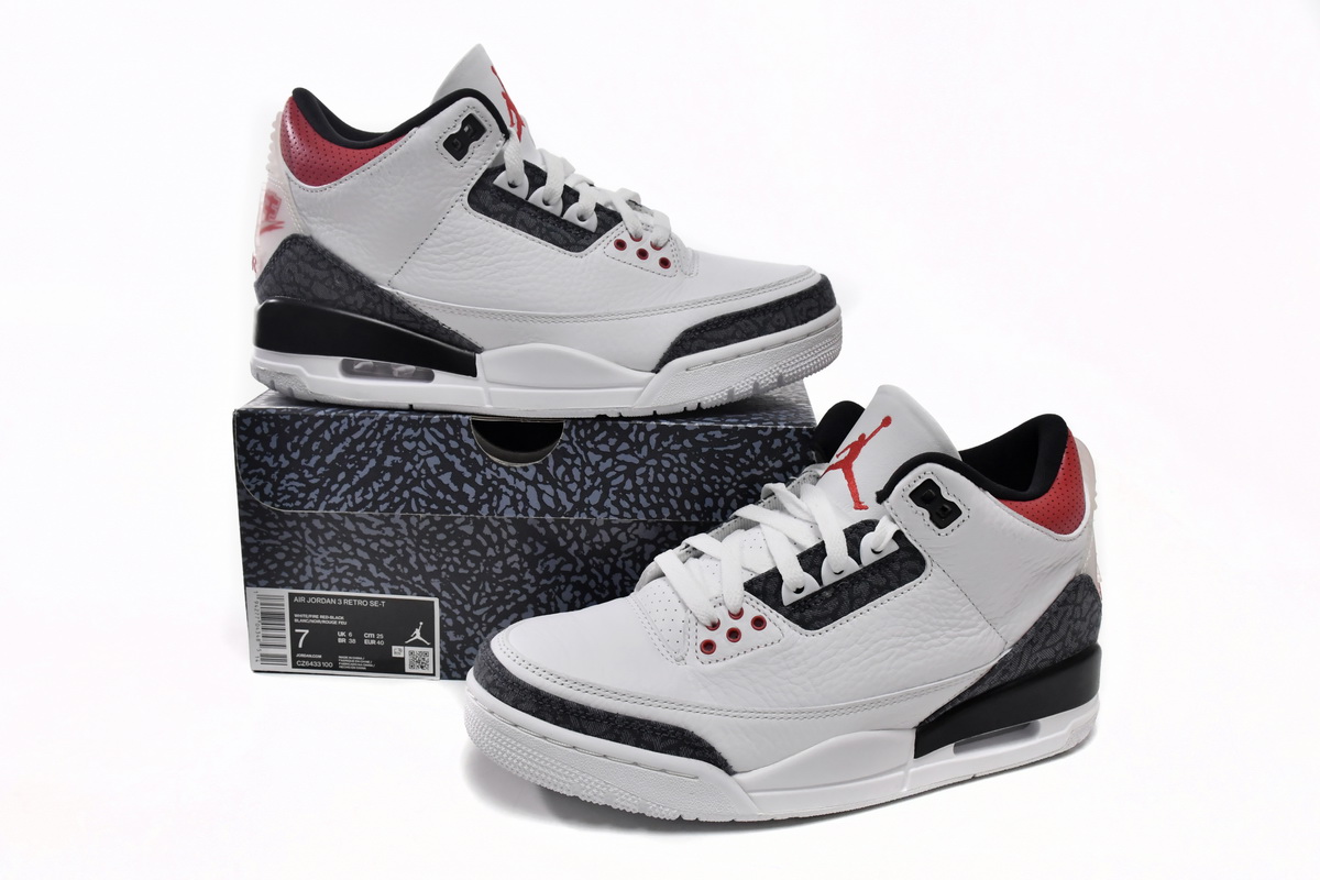 Jordan 3 Retro SE Fire Red Denim CZ6634-100