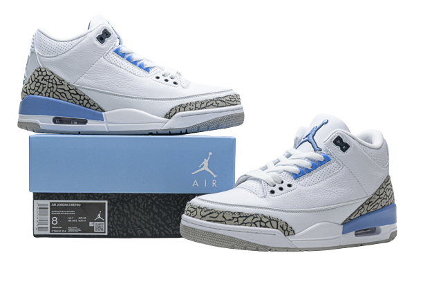 Jordan 3 Retro UNC (2020) CT8532-104