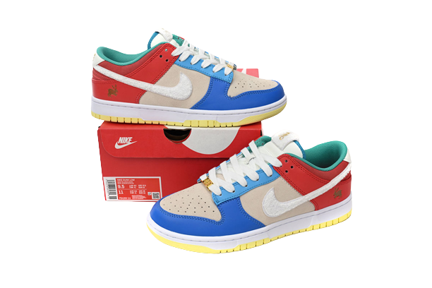 Nike Dunk Low Retro PRM Year Of The Rabbit Blue Orange Cream FD4203-111