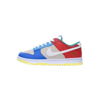Nike Dunk Low Retro PRM Year Of The Rabbit Blue Orange Cream FD4203-111