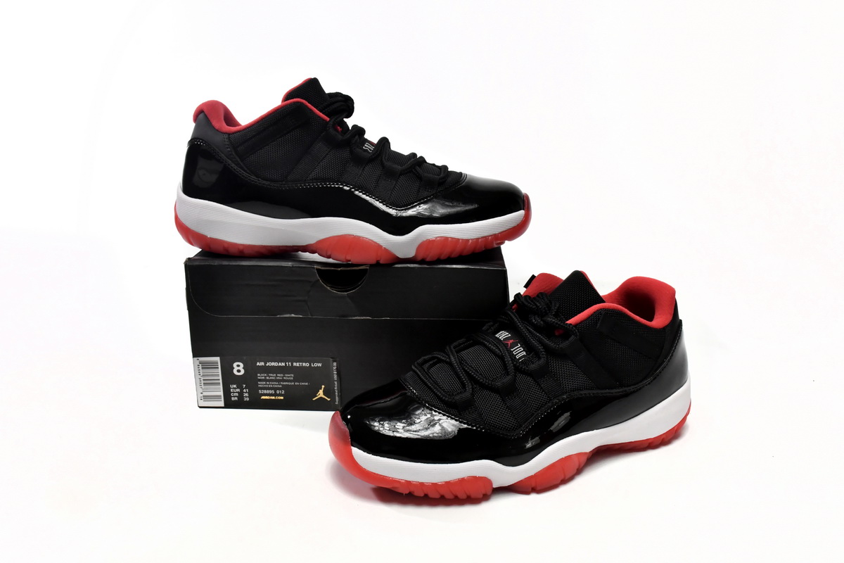 Jordan 11 Retro Low Bred 528895-012 