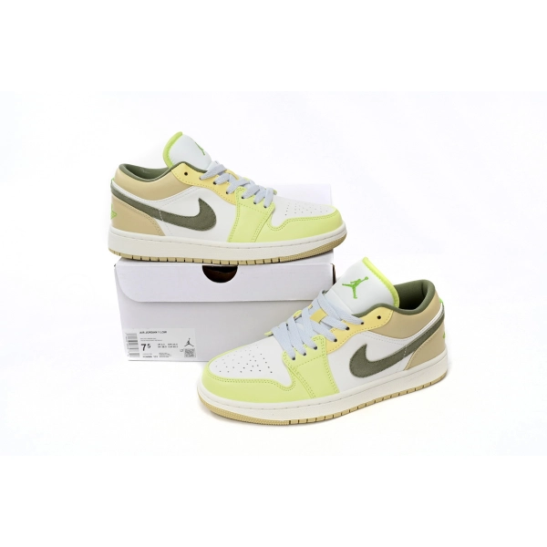 Jordan 1 Low Sail White Oil Green FD9906-131