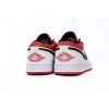 Jordan 1 Low White University Red Black 553558-118