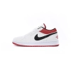 Jordan 1 Low White University Red Black 553558-118