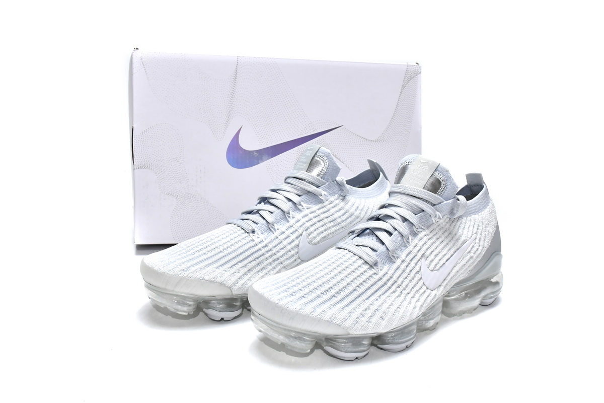 Nike Air VaporMax Flyknit 3 White Pure Platinum AJ6900-102