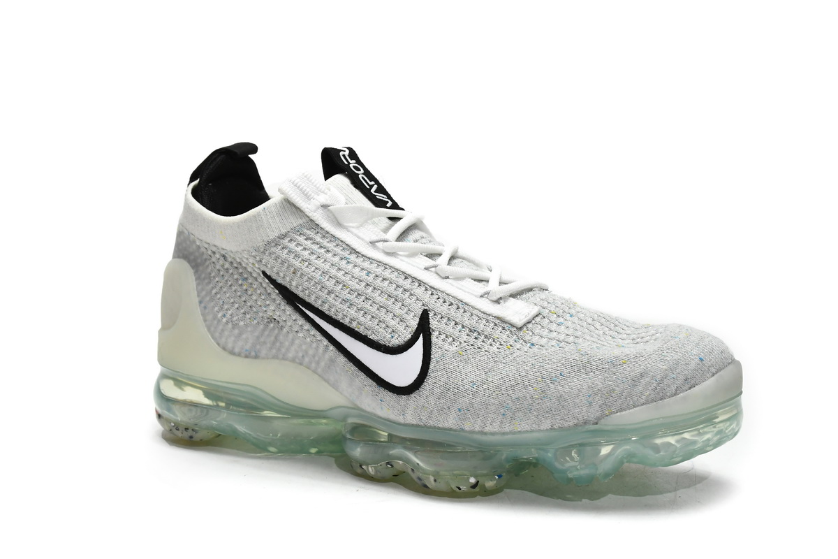 Nike Air VaporMax 2021 FK White Black Metallic Silver DH4084-100