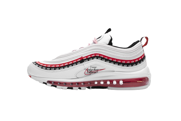 Nike Air Max 97 Sketch Logo White Black Red CK9397-100