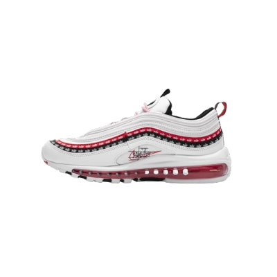 Nike Air Max 97 Sketch Logo White Black Red CK9397-100
