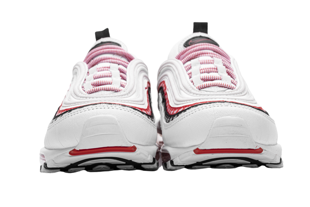Nike Air Max 97 Sketch Logo White Black Red CK9397-100