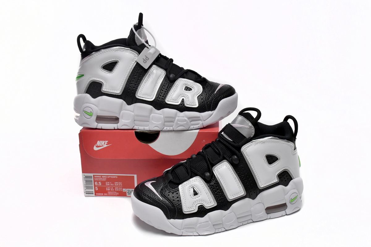 Nike Air More Uptempo Black White Green DN8008-001 