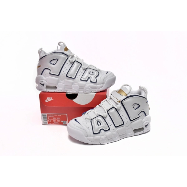 Nike Air More Uptempo White Midnight Navy 415082-109 