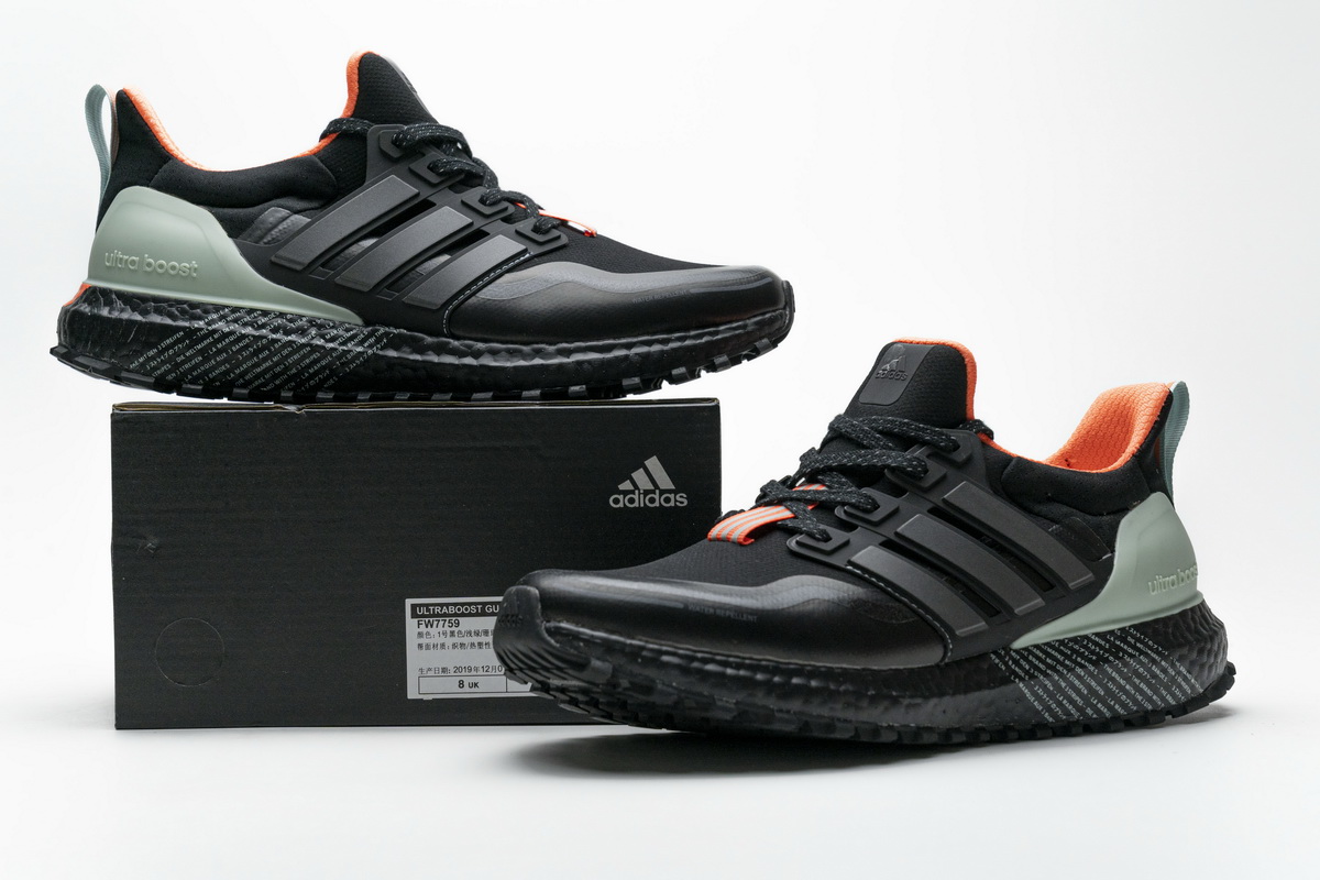 adidas Ultra Boost Guard Core Black Green Tint FW7759