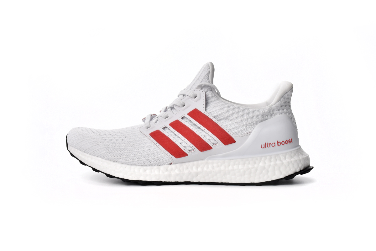 adidas UltraBoost 4.0 DNA White Scarlet FY9336