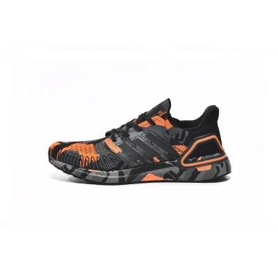 adidas Ultra Boost 20 Geometric Pack Black Signal Orange FV8330