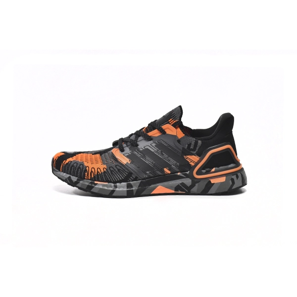 adidas Ultra Boost 20 Geometric Pack Black Signal Orange FV8330