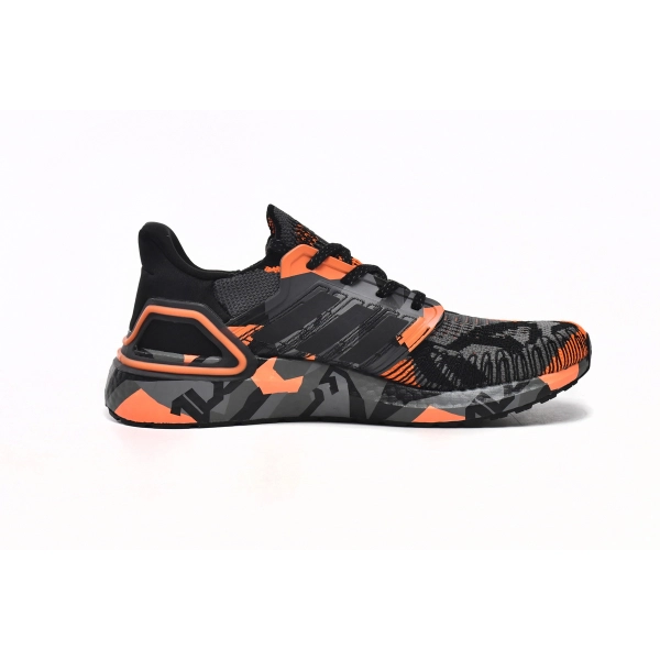 adidas Ultra Boost 20 Geometric Pack Black Signal Orange FV8330