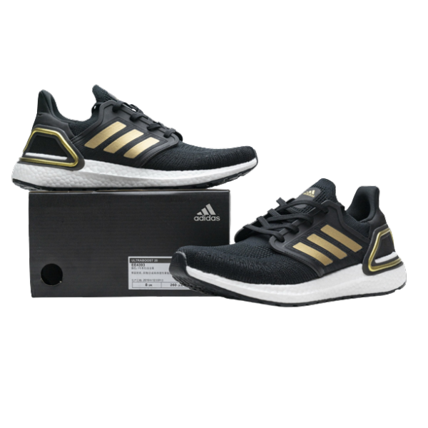 Adidas Ultra Boost 20 Black Gold White EE4393