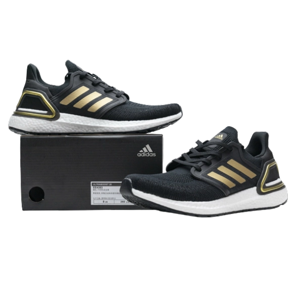 Adidas Ultra Boost 20 Black Gold White EE4393