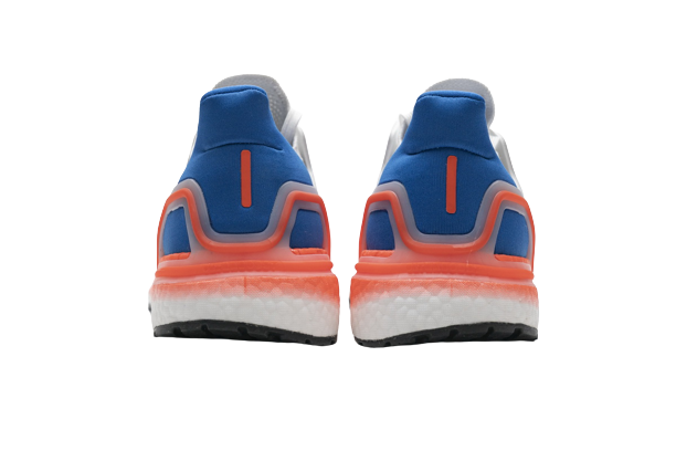 adidas Ultra Boost 20 White Orange Heel Pattern EG0699