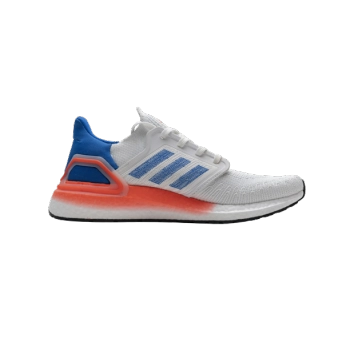 adidas Ultra Boost 20 White Orange Heel Pattern EG0699