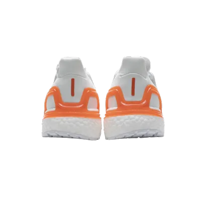 adidas Ultra Boost 20 White Sharp Blue True Orange EG0768