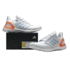 adidas Ultra Boost 20 White Sharp Blue True Orange EG0768