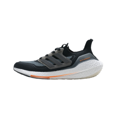 Adidas Ultra Boost 21 Black Blue Oxide Screaming Orange FY0389