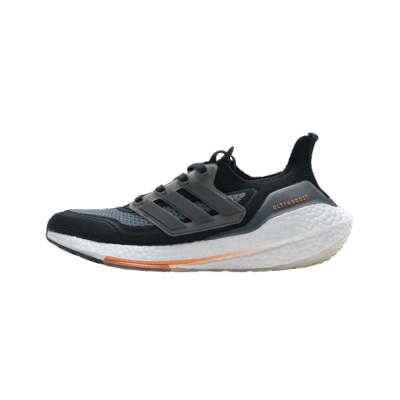Adidas Ultra Boost 21 Black Blue Oxide Screaming Orange FY0389