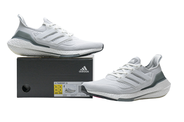 Adidas Ultra Boost 21 Crystal White Hazy Green FY0383