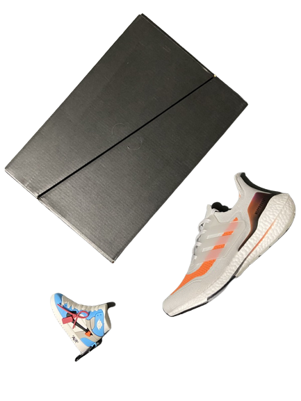 Adidas Ultra Boost 21 Dash Grey Screaming Orange FY0375